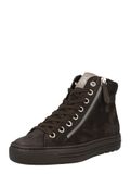 Paul Green Sneakers hoog donkerbruin