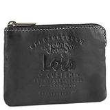 Lois - Porte Monnaie Homme Cuir Souple Petit Format - Petit Porte Monnaie homme - Bourse Porte Monnaie Multi Rangements Anti RFID. Porte Carte Cuir., Zwart