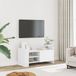 Maison Exclusive - meuble TV, blanc, 80x35x40 cm, en panneaux de particules