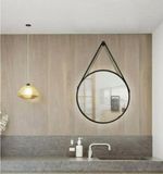 Talos Badkamerspiegel Ø 50 cm Rond Glas Metaal Met Inbouw Verlichting