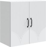 vidaXL Wandkast Wit 59 x 31 x 60 cm Bewerkt hout