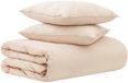 vidaXL - Deken - Set - 2 - st - 135 x 220 cm - Kapok en Polyester - Beige
