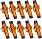 10 pièces 12 V feux de gabarit 6SMD LED lampes ambre orange