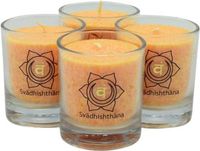 Wagner Design Chakra kaars, Swadhishthana, set van 4, oranje