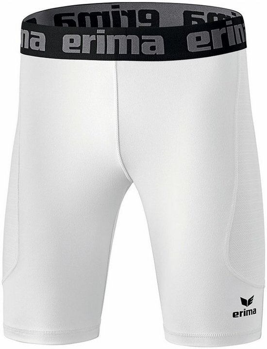 Erima Elemental Tight Ondershort Heren Sportbroek - Maat XXL - Mannen - wit/zwart