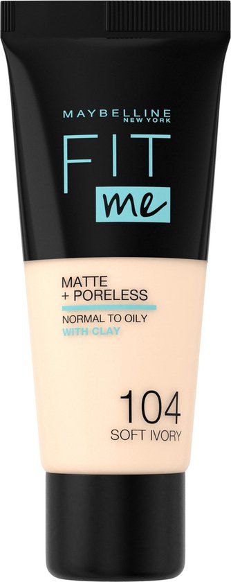 Maybelline Fit Me Matte + Poreless Foundation - 104 Soft Ivory - 30ml