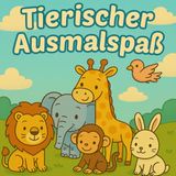 Tierischer Ausmalspaß: Tierwelten entdecken – Malbuch ab 1Jahr