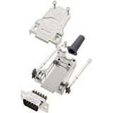 Amphenol L17DTZF09-LJS-RG+L717DE09PST connecteur D-sub mâle 180 ° Nombre de pôles : 9 Vis 1 pièce(s)