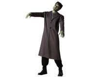 Atosa Grijs monsterkostuum voor volwassenen voor heren, Frankenstein, horrorkostuums voor Halloween, carnaval, themafeesten, inclusief lange jas, T-shirt, comfortabel, grappig en origineel, XXL