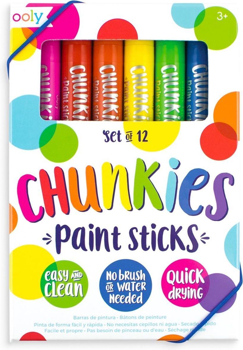 Ooly - Verfstiften 'Chunky Paint Sticks' - Multi Colour