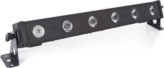Velleman LEDBAR - 6 x 6 W-LED - WARM-/KOUDWIT - DMX-STURING (HQLB10003)