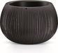 Prosperplast - 2-in-1 design plantenbak betonachtig, ronde plantenpot van kunststof