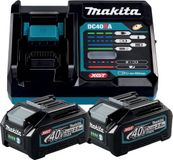 Makita 191L76-1 Accu en acculader voor gereedschap 40 V 2.5 Ah Li-ion