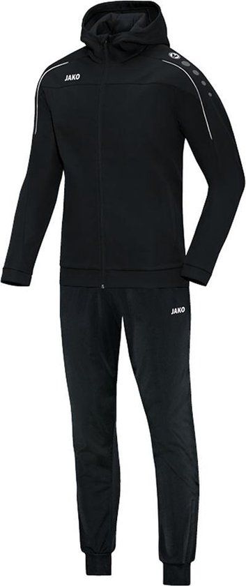 Jako - Hooded Tracksuit Classico Junior - Black - Size 128