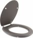 GELCO Toiletbril Gris Plastique Forme standard