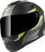 FC-Moto FF114B Zeron Helm Zwart Mat/geel