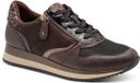 Jana Dames Sneaker - 23774-304 Bruin - Wijdte H - Maat 39