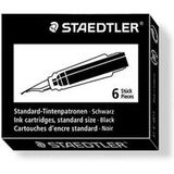 STAEDTLER Tintenpatrone, Standard, schwarz, 480-9, 6 Stück