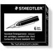 STAEDTLER Tintenpatrone, Standard, schwarz, 480-9, 6 Stück