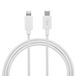 Masterplug USBCL35G1-MP 1M Apple Lightning naar USB C opladen en synchroniseren kabel 2A 18W 480MBPS (wit), vinyl