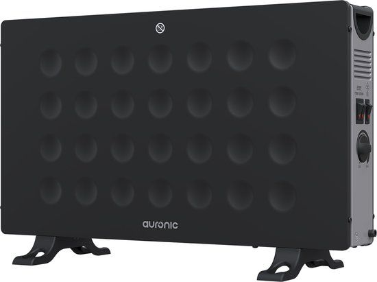 Auronic Convectorkachel - 2000W - Zwart