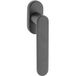 Fimet Poignée de fenêtre SHAPE 1320 DK en aluminium, noir mat