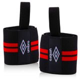 Umbro polsbeschermers - met duimband - fitness/crossfit/krachttraining - 2 stuks - zwart