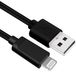 Allteq ALTQ-LI-120-B-3 Lightning-kabel 3 m Zwart
