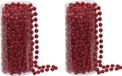 Othmar Decorations Bv Kralenslinger - 2x - Rouge - Plastique - 8 mètre