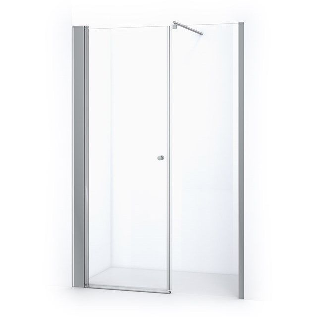 Maxaro Douchewand met Draaideur Zircon Comfort 140cm Chroom