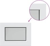 vidaXL Kelderraam RISOR 35 x 30 cm PVC en Glas