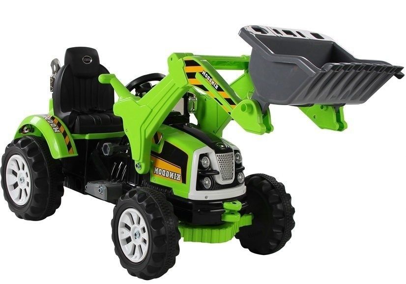 Viking Choice Elektrisch bestuurbare tractor met beweegbare schep arm - groen