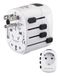 Hama World Travel Pro Universele Reisadapter Type F Wit