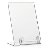 Vita-displays reclamehouder met extra visitekaartjesvak, plexiglas, transparant, DIN A5 + visi, 2