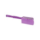 Maya Professional Tools 90232-8 multifunctionele steelborstel met breed hoofdeinde, bevestigingssysteem, hars middelharde borstelharen, FBK/levensmiddelhygiëne, 410 mm x 55 mm, paars