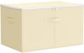 vidaXL Opbergbox Nonwoven Stof Crèmekleurig 55 x 35 x 32 cm