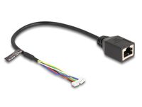 Delock 88007 netwerkkabel Zwart 0,3 m Cat5e Rond