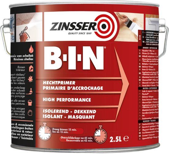 Zinsser BIN-2.5kg-Isolerende hechtprimer