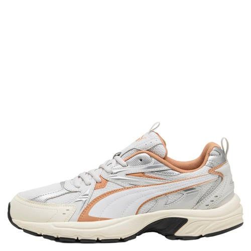 Puma mesh sneakers - wit/grijs/oranje