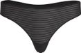 Hunkemöller Dames Lingerie Invisible string Stripe mesh - Zwart - maat M