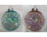 Decoris Kerstbal kunststof d8 cm a2