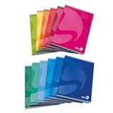 BM BeMore Color 80, 0110596 Notitieboekje A5, geruit met randen, 80 g/m², 12 stuks