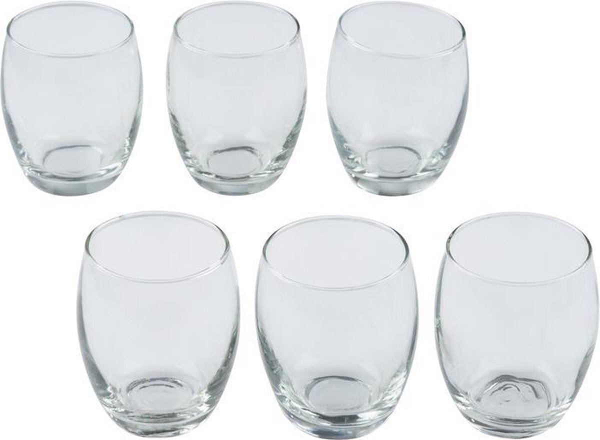 Alpina Drinkglazen transparant -n350 ml - 6 stuks