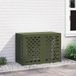 Haba Trading B.V. Housse de climatiseur vert olive 100 x 50 x 70 cm Acier