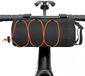 Dasellfa Sacoche de vélo, accessoires de guidon, étanche, sacoche de vélo avec bandoulière, installation facile pour vélo de course, VTT, vélo (orange)