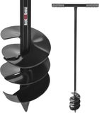 KOTARBAU® Handgrondboor, Palenboor, ⌀ 140 mm, Metaal, 115 cm, Zwart