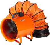 Vevor Bouwventilator 145W AC-motor 2900 rpm 481 L/s (1020 CFM) met 8m slang
