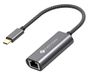 NOVOO USB C aan Ethernet Adapter Aluminium 1000Mbps RJ45 Kabel, Gigabit aan Type C Netwerkadapter voor MacBook Pro/Air, Surface Go/Google Chromebook/Huawei Matebook enz.