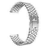 DrPhone RVS6 - 38mm/40mm/41mm Sport Horloge Band Armband RVS Roestvrij Staal - Zilver