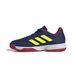adidas Gamespec Kids Tennisschoenen voor kinderen, donkerblauw/Lucid Lemon/Ftwr White, 37 1/3 EU